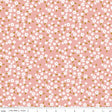 Petals & Hazel Blossoms Coral Quilt Fabric by Simple Simon