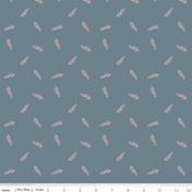 Petals & Hazel Toss Blue Quilt Fabric by Simple Simon