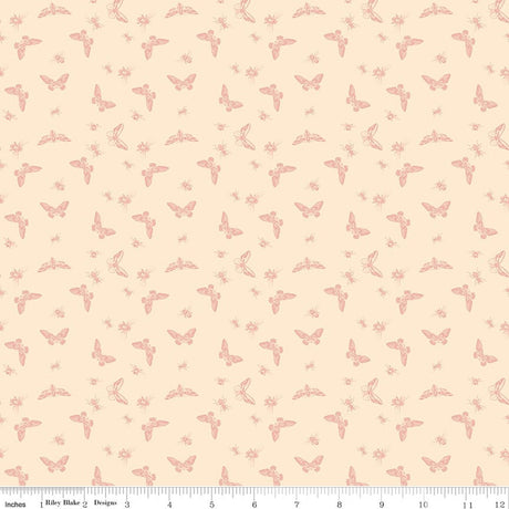 Petals & Hazel Flutter Blush Quilt Fabric by Simple Simon