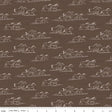 The Homestead Horse Toile Brown Quilt Fabric by The Homestead — Tara Reed