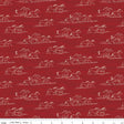 The Homestead Horse Toile Red Quilt Fabric by The Homestead — Tara Reed