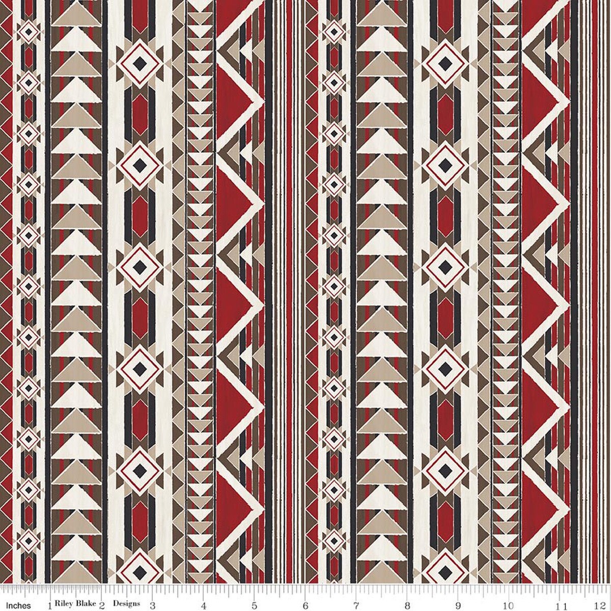 The Homestead Blanket Red Quilt Fabric by The Homestead — Tara Reed