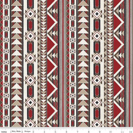 The Homestead Blanket Red Quilt Fabric by The Homestead — Tara Reed