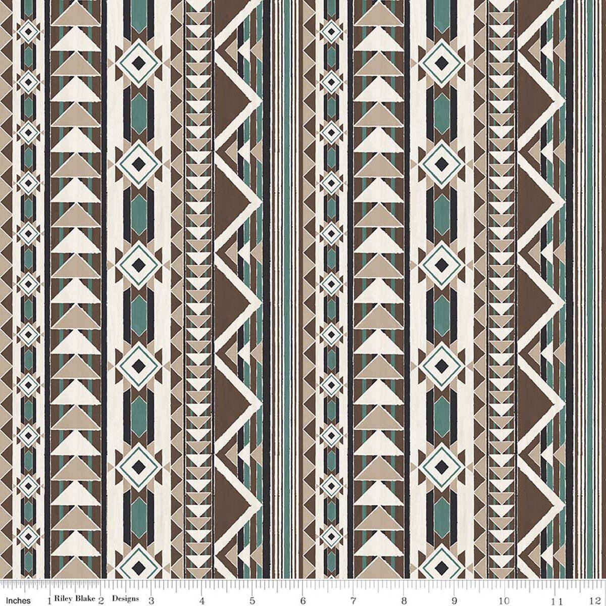 The Homestead Blanket Teal Quilt Fabric by The Homestead — Tara Reed