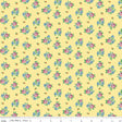 Traditional 30's Scattered Floral Yellow Quilt Fabric - Riley Blake Designs - Lindsay Wilkes