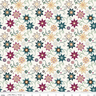 Where the Wild Flowers Are Dance Cream Quilt Fabric