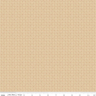 Where the Wild Flowers Are Buttons Vanilla Quilt Fabric