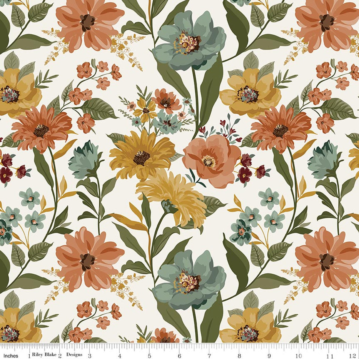 Worth Repeating Main Cloud Quilt Fabric by Sandy Gervais by Sandy Gervais