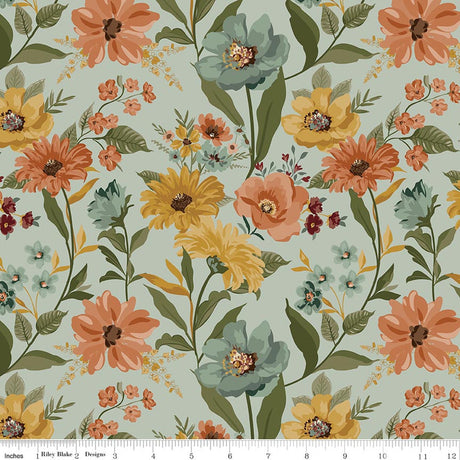 Worth Repeating Main Laurel Quilt Fabric by Sandy Gervais by Sandy Gervais