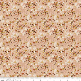 Worth Repeating Flower Garden Blush Quilt Fabric by Sandy Gervais
