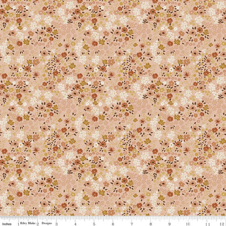 Worth Repeating Flower Garden Blush Quilt Fabric by Sandy Gervais by Sandy Gervais