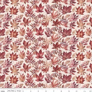 Harvest on the Prairie Leaves Latte Quilt Fabric