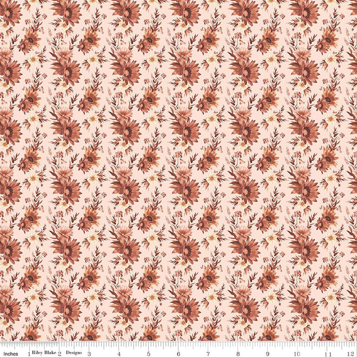 Harvest on the Prairie Floral Latte Quilt Fabric by Modern Prairie