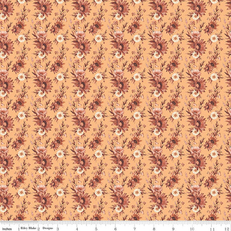 Harvest on the Prairie Floral Marmalade Quilt Fabric by Modern Prairie