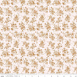Harvest on the Prairie Wildflowers Brown Quilt Fabric - Riley Blake Designs - Modern Prairie