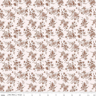 Harvest on the Prairie Wildflowers Raisin Quilt Fabric
