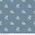 Story Land In the Knight Blue Quilt Fabric - Riley Blake Designs - Sarah Jane