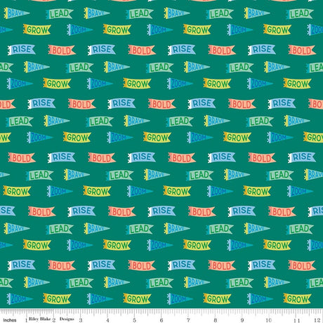 Brave Your Way Brave Banners Everest Quilt Fabric by Cayla Naylor