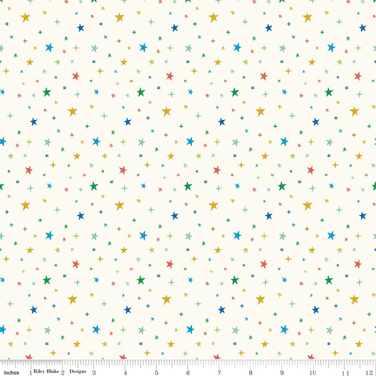 Brave Your Way Beyond the Stars Cloud Quilt Fabric by Cayla Naylor