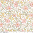 Little Posies Main Cloud Quilt Fabric by Cayla Naylor
