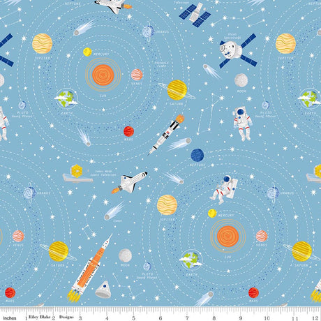 Reach for the Stars with NASA Galaxy Sky Quilt Fabric