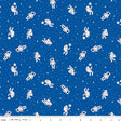 Reach for the Stars with NASA Astronauts Sapphire Quilt Fabric - Riley Blake Designs - Riley Cloward
