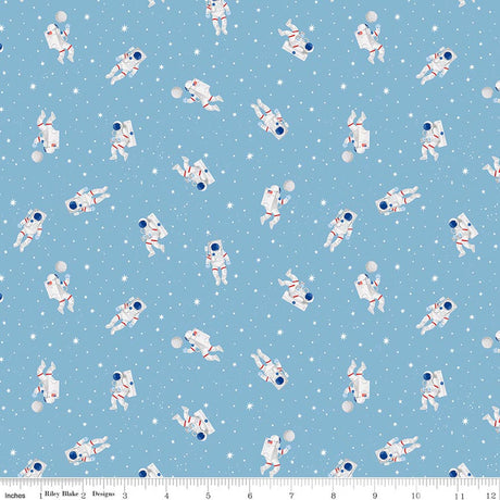 Reach for the Stars with NASA Astronauts Sky Quilt Fabric by Riley Cloward