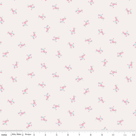 Hush Hush 6 Ca-Poodling Quilt Fabric by Amanda Niederhauser