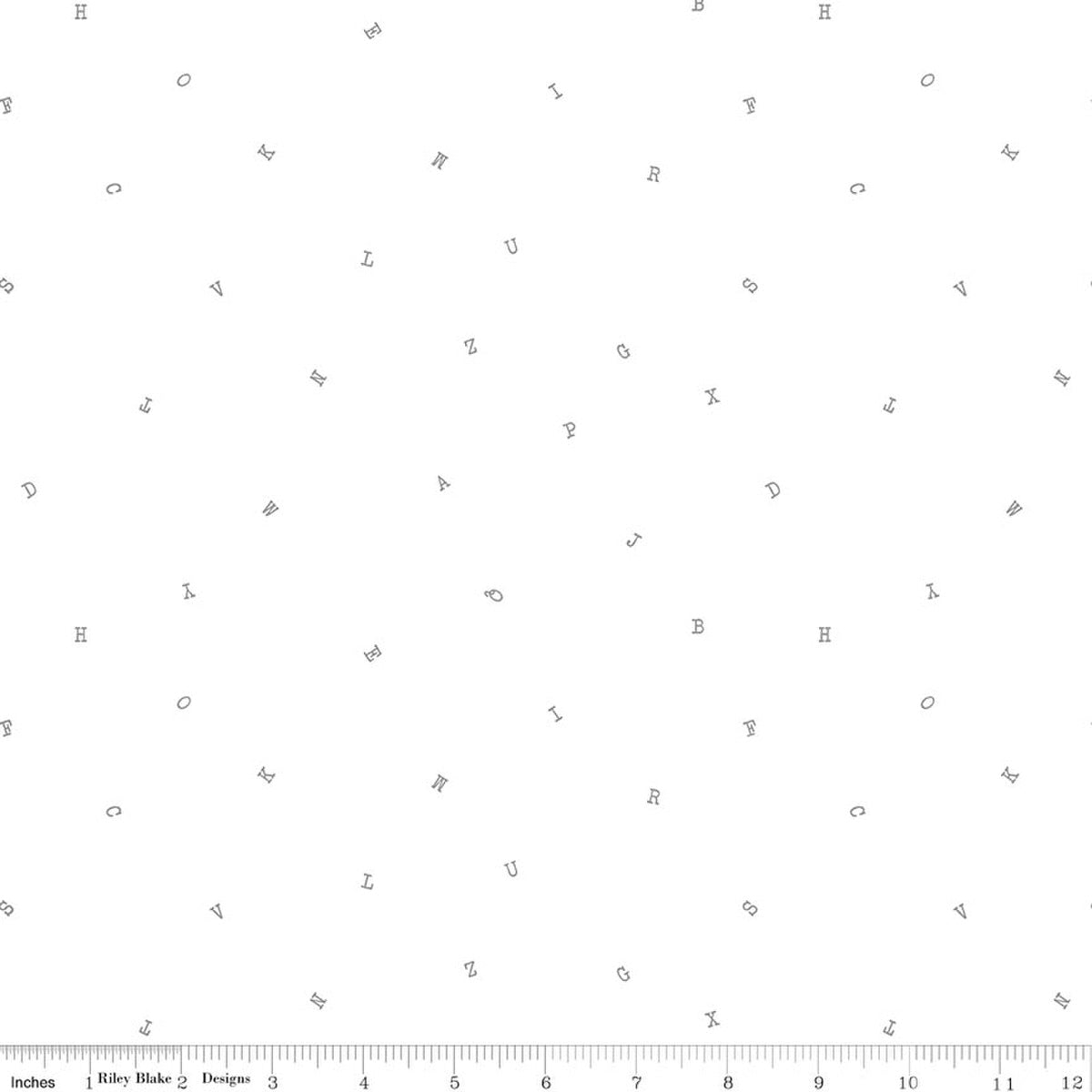 Hush Hush 6 A to Z Quilt Fabric by Amanda Niederhauser