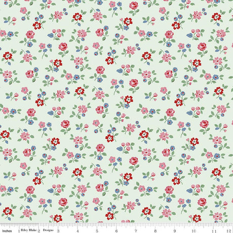 Cath Kidston® Signature Collection Arlington Ditsy Mist Quilt Fabric by Cath Kidston