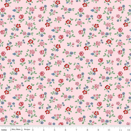 Cath Kidston® Signature Collection Arlington Ditsy Pink Quilt Fabric by Cath Kidston