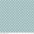 Cath Kidston® Signature Collection Button Spot Blue Quilt Fabric by Cath Kidston