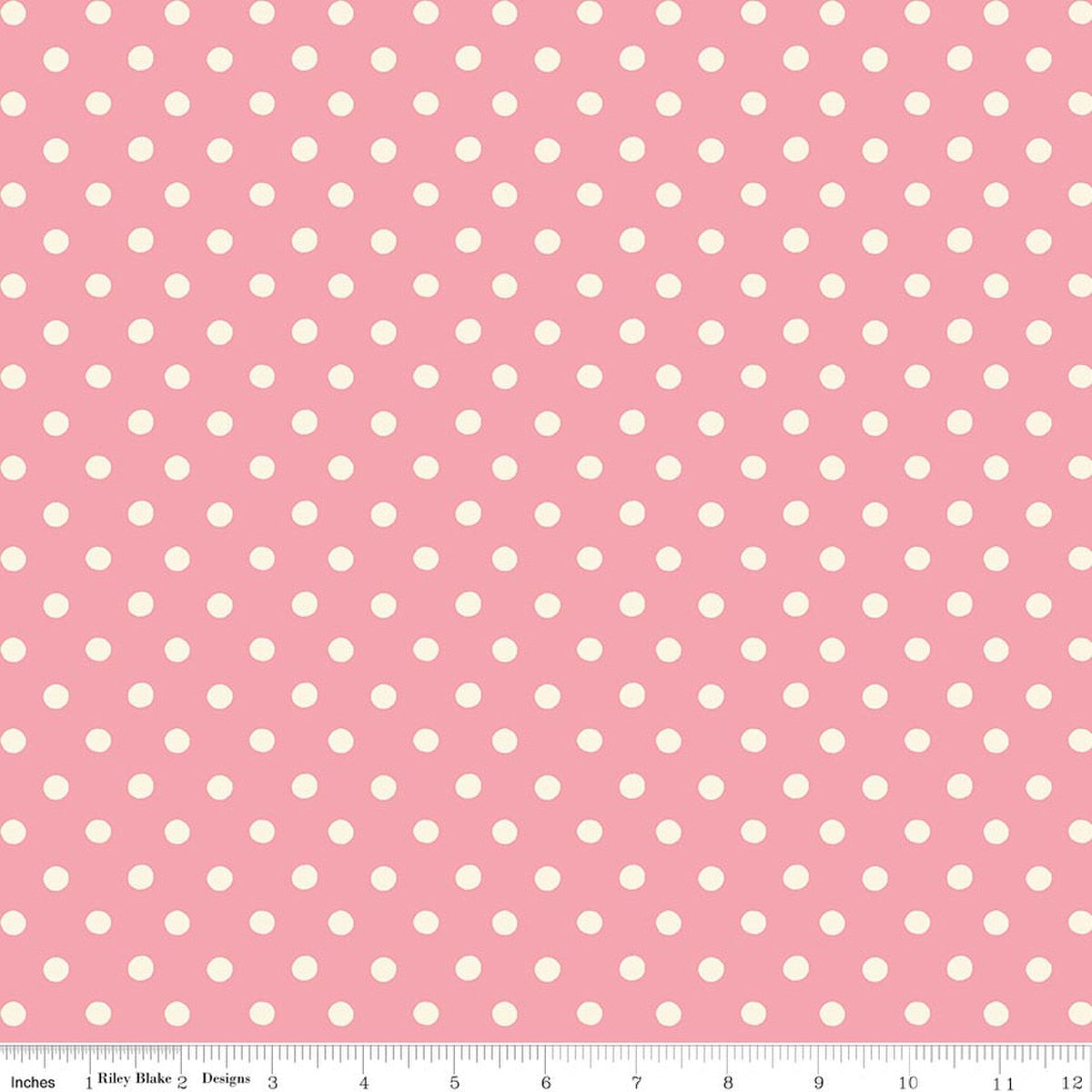Cath Kidston® Signature Collection Button Spot Pink Quilt Fabric by Cath Kidston