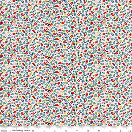 Cath Kidston® Signature Collection Teeny One Cream Quilt Fabric by Cath Kidston