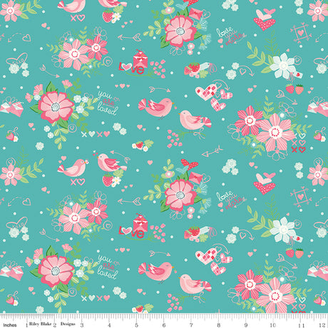 Bloom & Heart Main Cottage Quilt Fabric by Cherry Guidry of Cherry Blossoms 