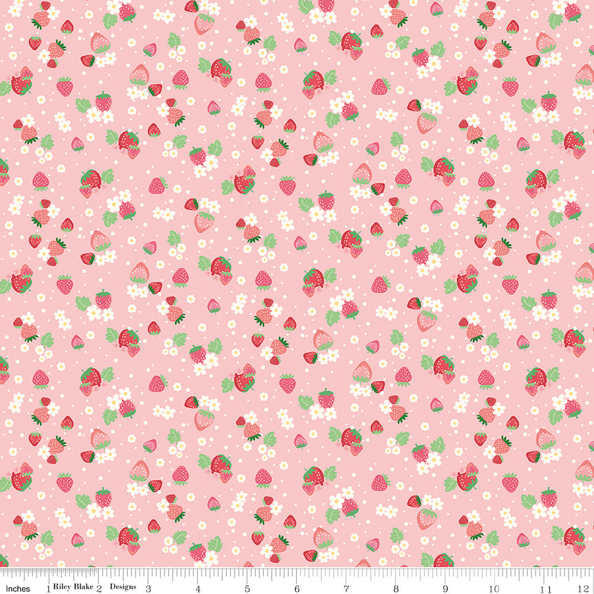 Bloom & Heart Berry Patch Frosting Quilt Fabric by Cherry Guidry of Cherry Blossoms 