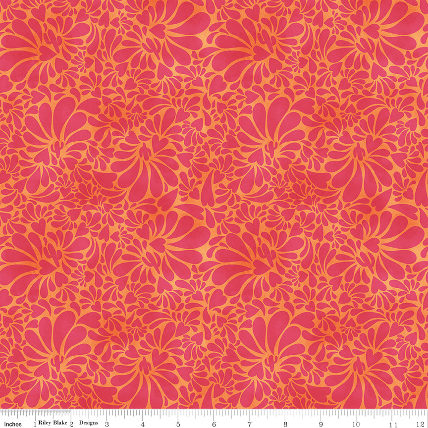 Cacti & Charm Tonal Cactus Orange Quilt Fabric by Cacti & Charm — Kathy Cano-Murillo