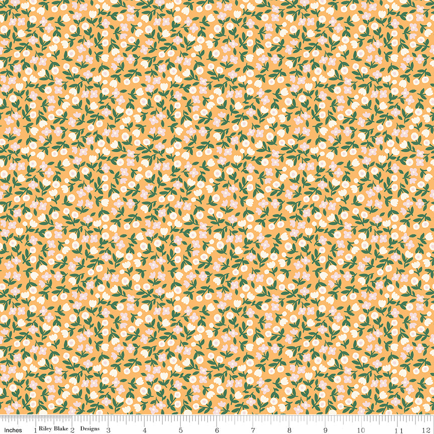 Countryside Dreams Sunny Meadow Marigold Quilt Fabricby Countryside Dreams — Natalia Juan Abello