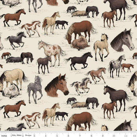 Horseshoe Creek Main Linen Quilt Fabric by Horseshoe Creek — RBD