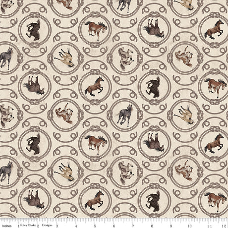 Horseshoe Creek Ropes Linen Quilt Fabric by Horseshoe Creek — RBD