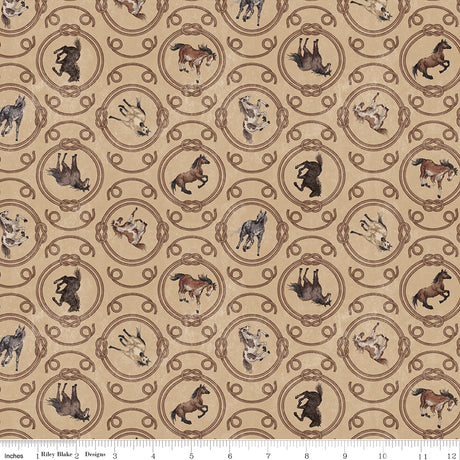 Horseshoe Creek Ropes Tea Dye Quilt Fabric by Horseshoe Creek — RBD