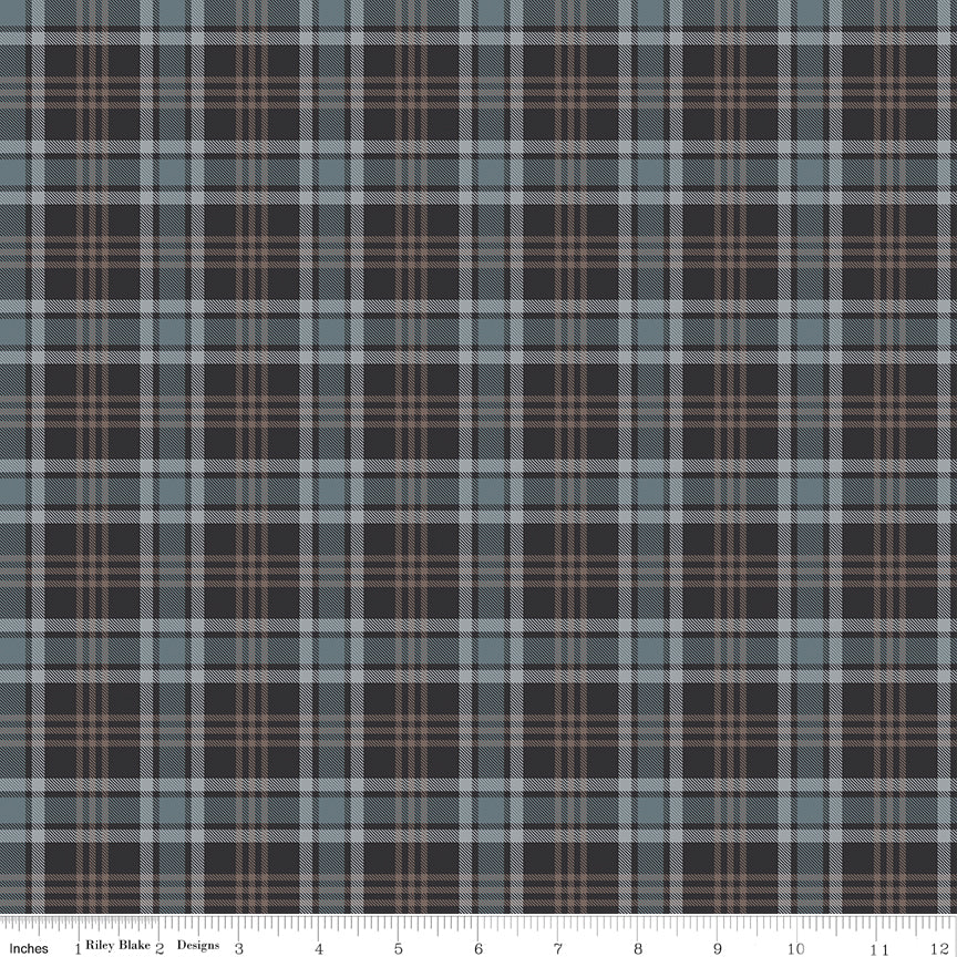 Horseshoe Creek Plaid Fog Quilt Fabric by Horseshoe Creek — RBD