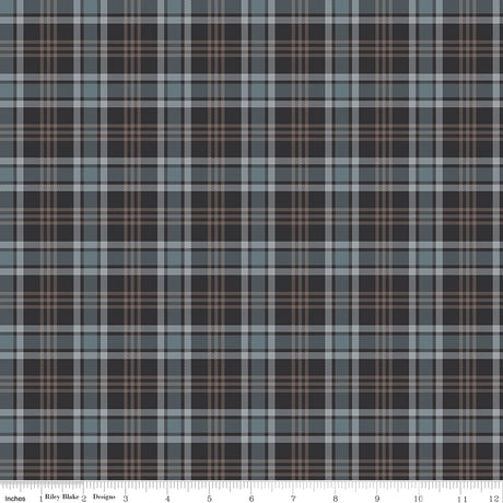 Horseshoe Creek Plaid Fog Quilt Fabric by Horseshoe Creek — RBD