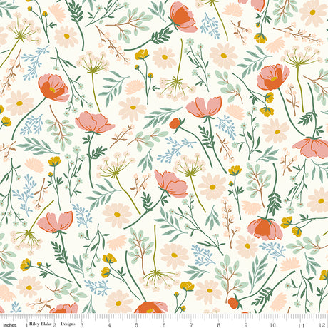 Luna Field Main Cloud Quilt Fabric by Luna Field — Katherine Lenius