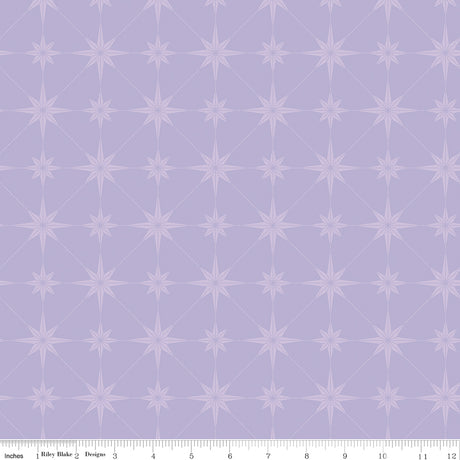 Mountain Jamboree Stars Lilac Quilt Fabric by Genesis Hall 