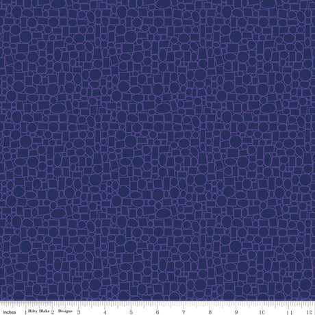 Quilt in Color Cobblestones Grape Quilt Fabric by Christa Watson 
