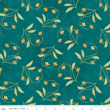 Amethyst & Ivy Medallions Teal