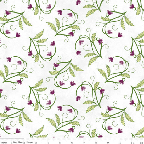 Amethyst & Ivy Medallions White