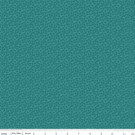 Amethyst & Ivy Swirls Teal