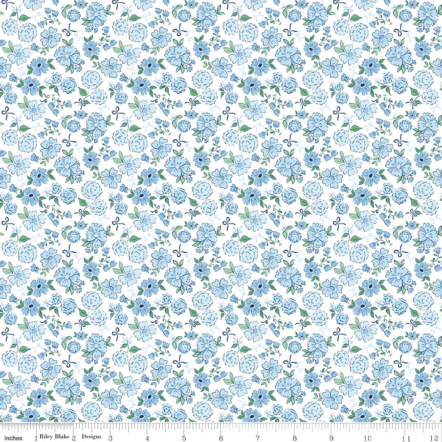 Coastal Dreams Floral Blue by Coastal Dreams — Tasha Noel